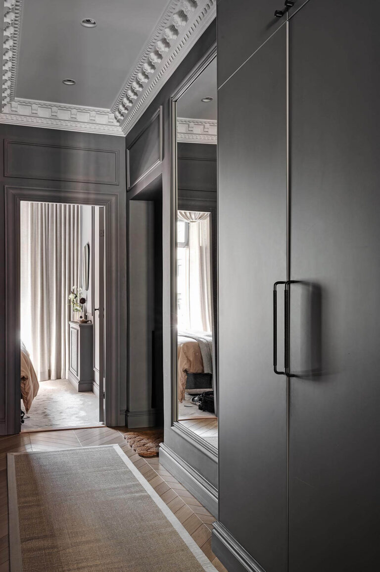 Picture of A Luxurious Renovated Apartment with Dark Gray Walls - The Nordroom