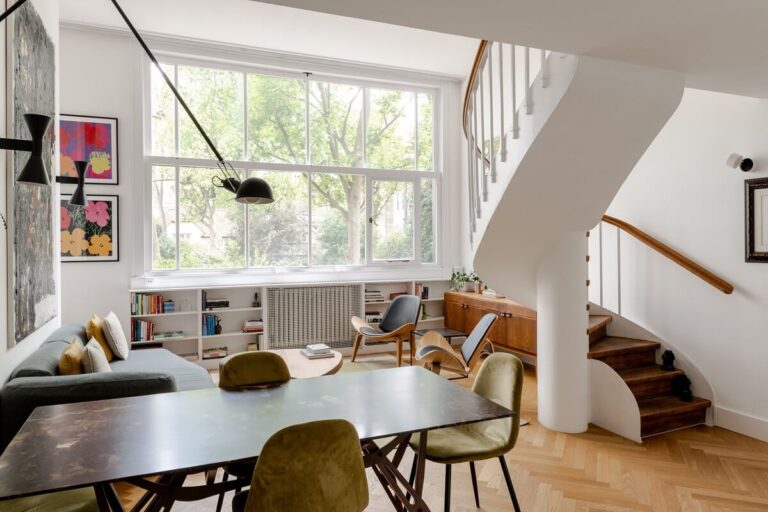Image showcasing High Ceilings in a Light London Apartment - The Nordroom