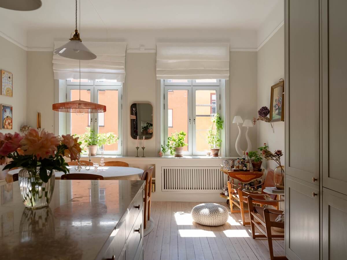light kitchen space