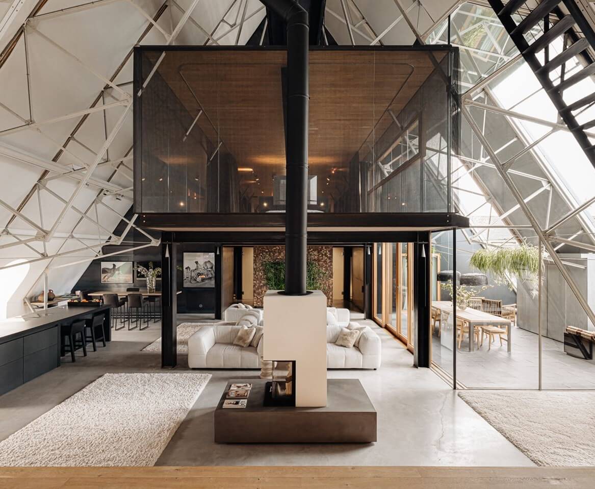 loft apartment pitched ceiling netherlands