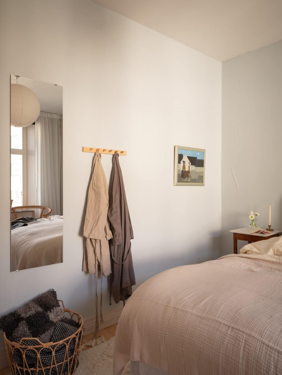 Light-Filled Rooms in a Historic Gothenburg Apartment 21 serene bedroom with light gray wall