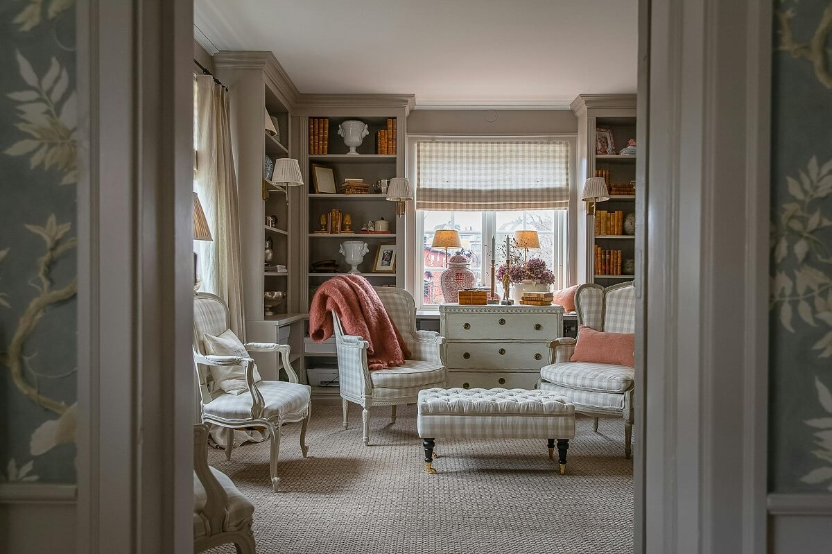 siiting room luxurious summer house sweden nordroom