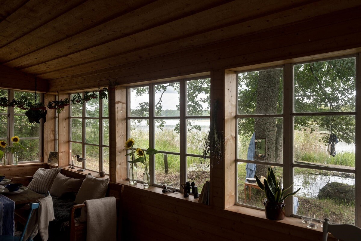 traditional wooden summer cottage with garden sweden nordroom