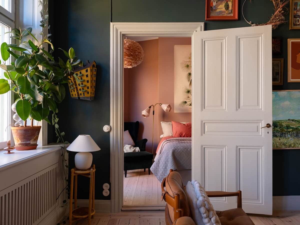 view into bedroom