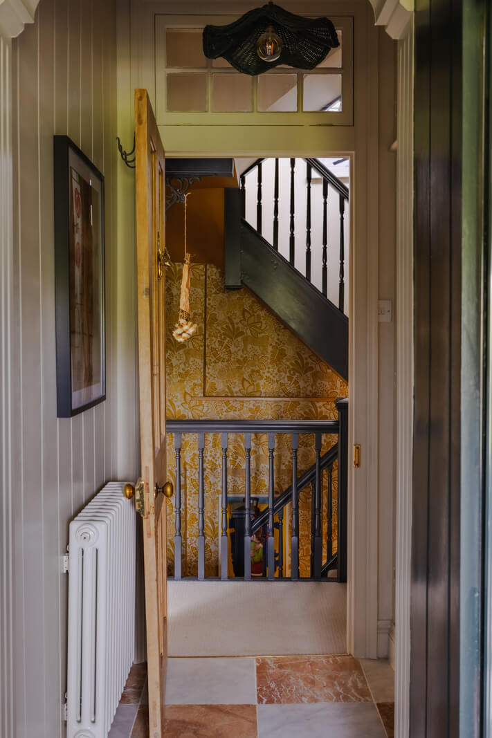 view into hall