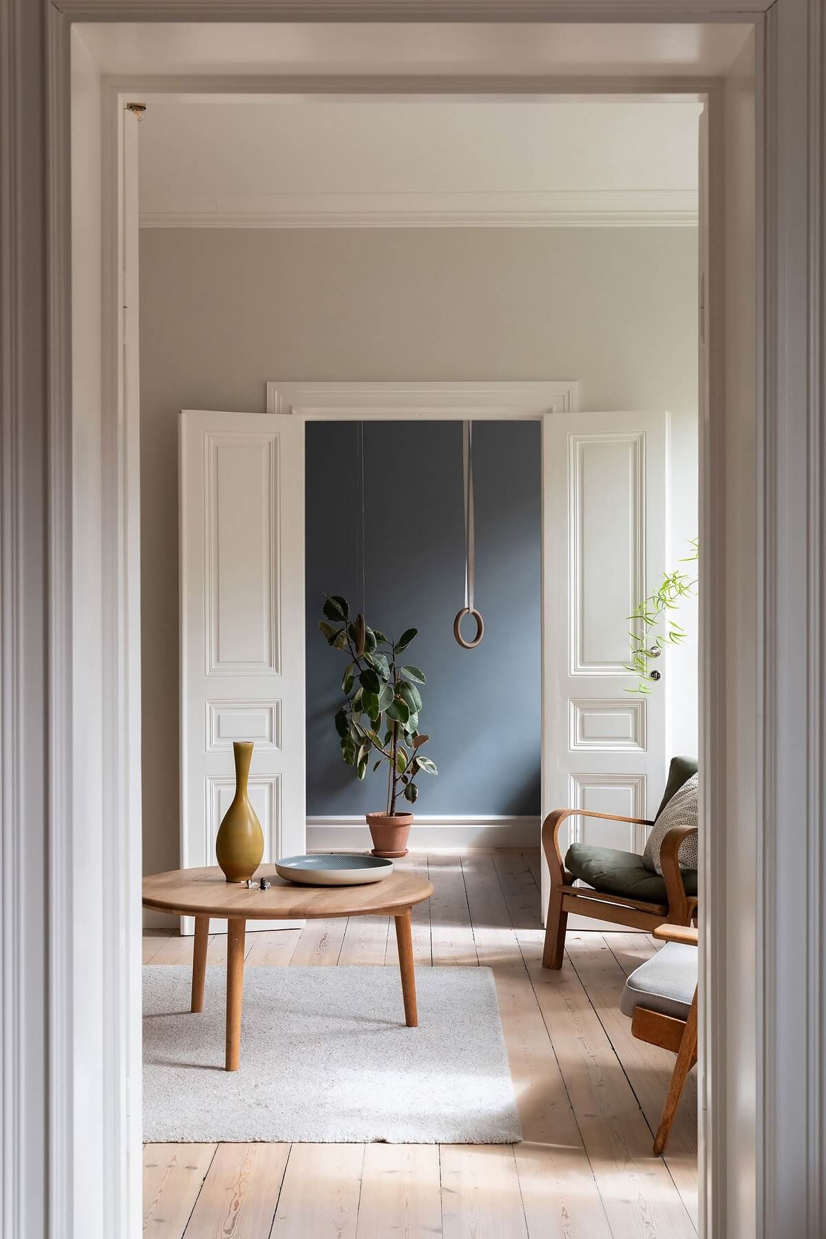 view into living room