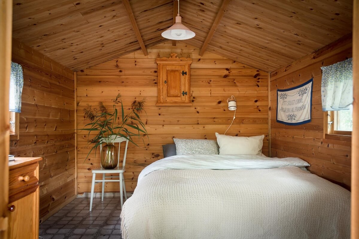 wooden bedroom traditional wooden summer cottage sweden nordroom