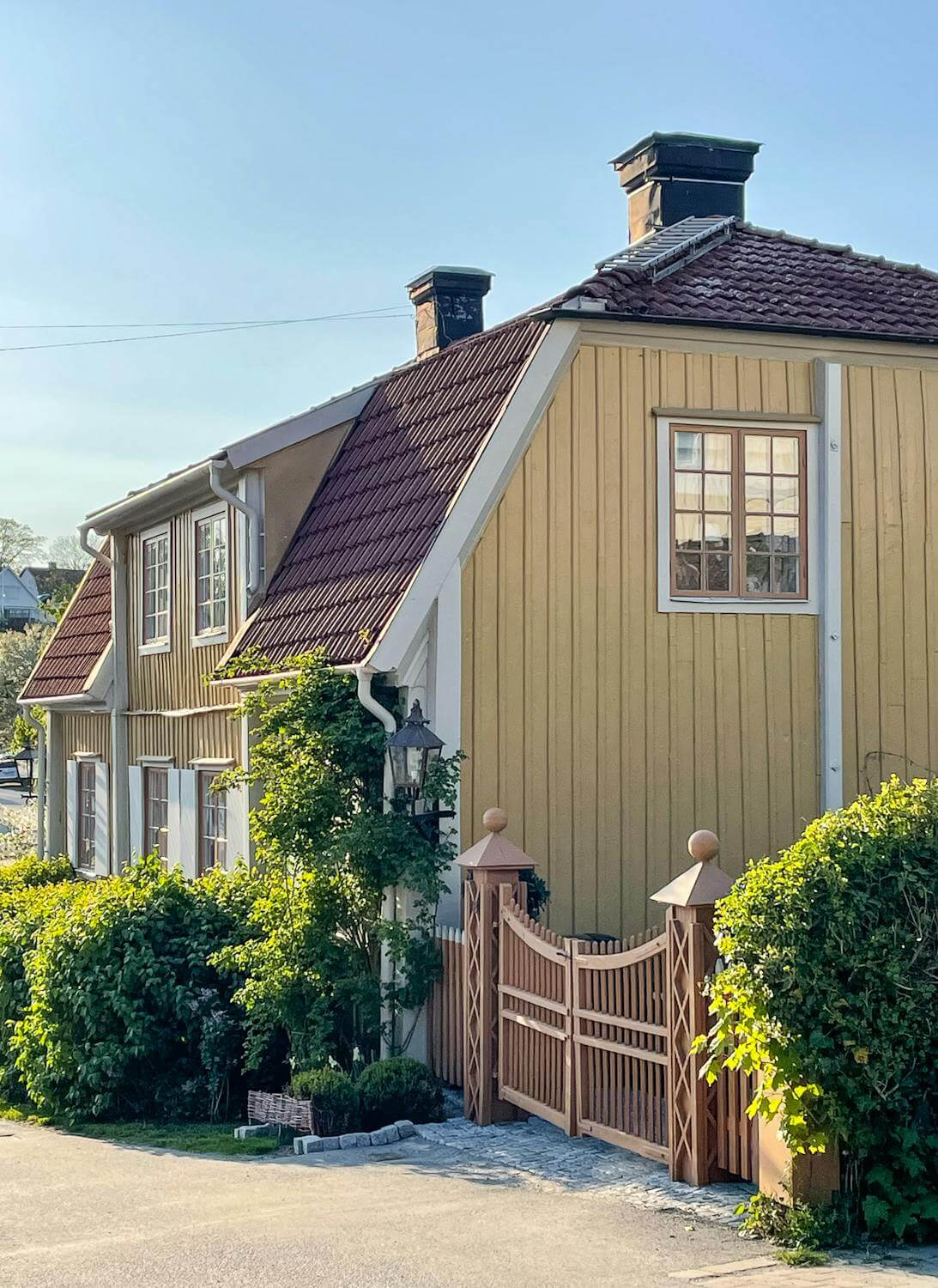 yellow luxurious summer house sweden nordroom