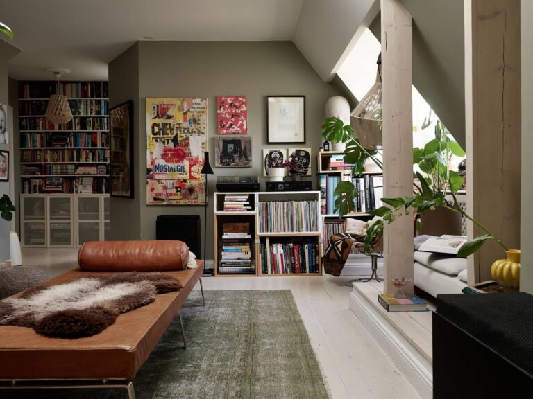 A Cozy Attic Apartment is a Charming Family Home - The Nordroom