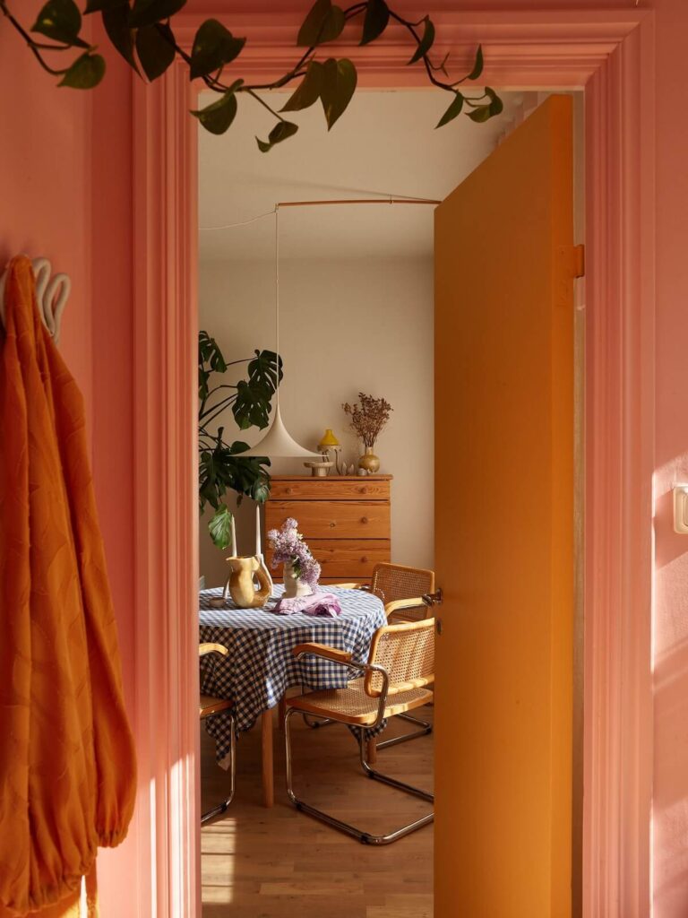 Picture of A Small Light Filled Apartment with Plants and Color - The Nordroom