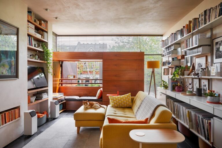 A Natural Material Palette and Light Filled Rooms in a London Home