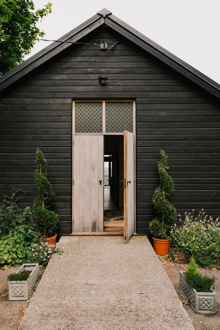 black cladded home