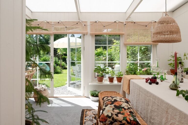 A Swedish Family Home with a Lovely Garden Room - The Nordroom - Swedish Garden Room Ideas