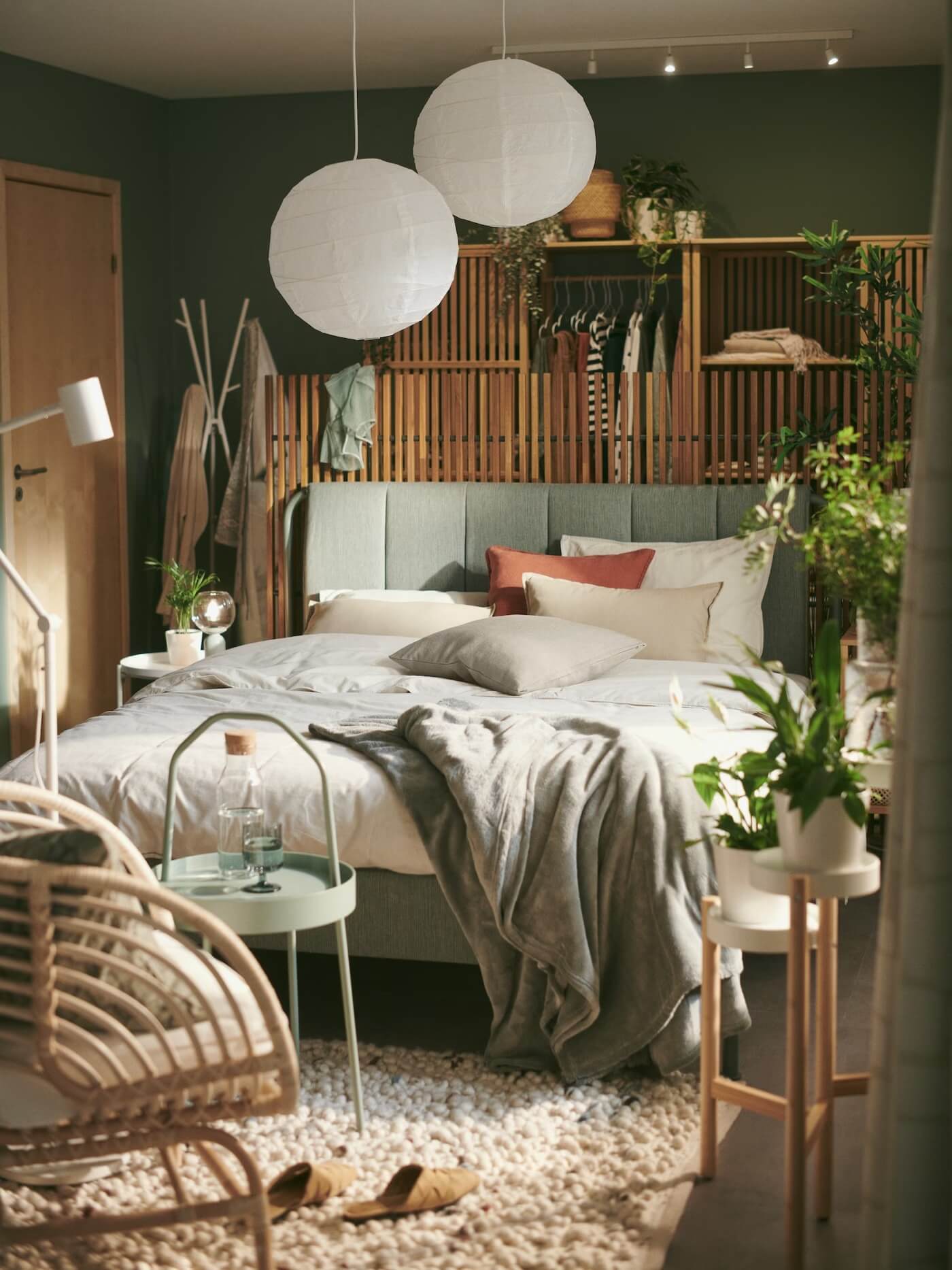 Green bed frame ikea online