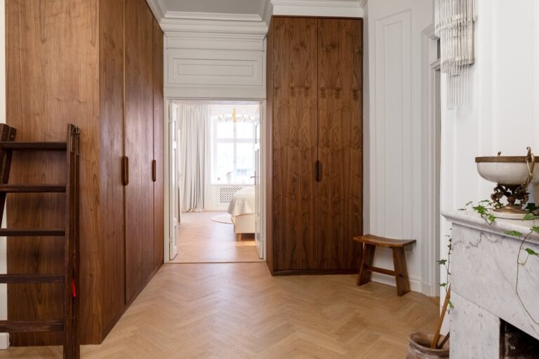 Beautiful view of Luxury Apartment Closets With Built-In Shoe Racks In Uppsala