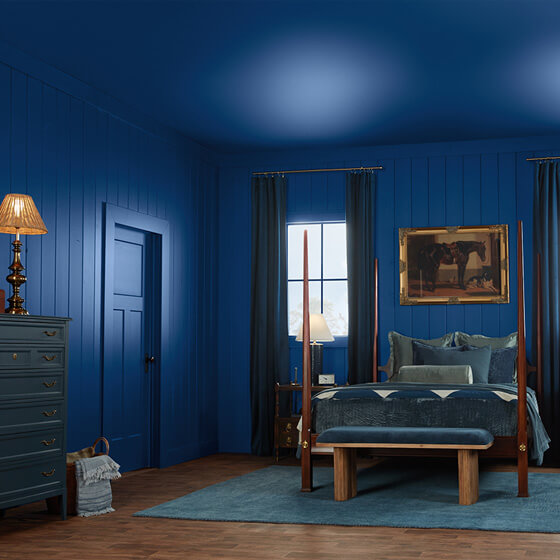 color drenched bedroom valspar-color-of-the-year-2025-encore-nordroom