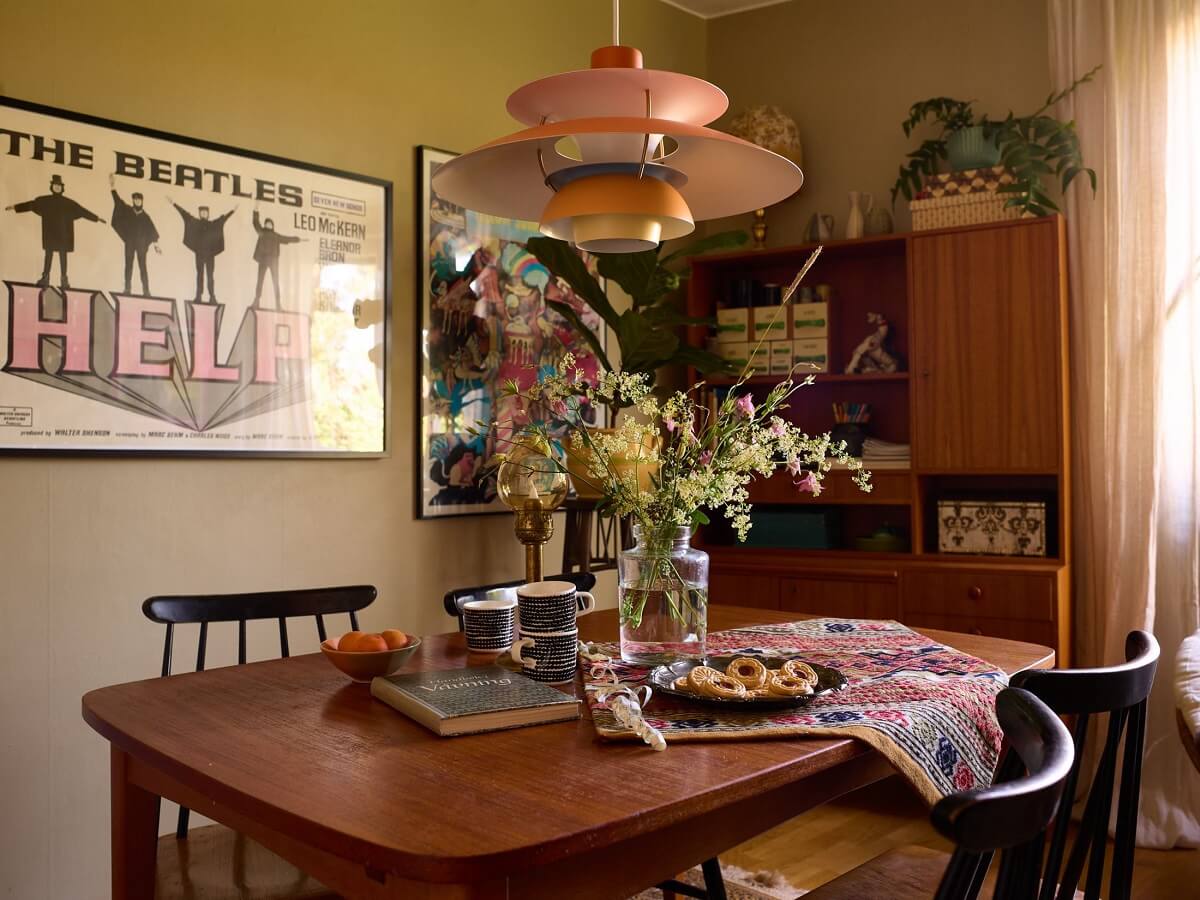 dining room with midcentury furniture nordroom