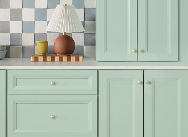 hgtv home color of the year 2025 Quietude kitchen cabinets nordroom HGTV Home by Sherwin-Williams Color of the Year 2025: Quietude
