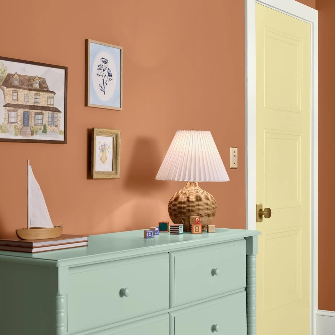 hgtv home color trends 2025 nursery spiced cider walls nordroom