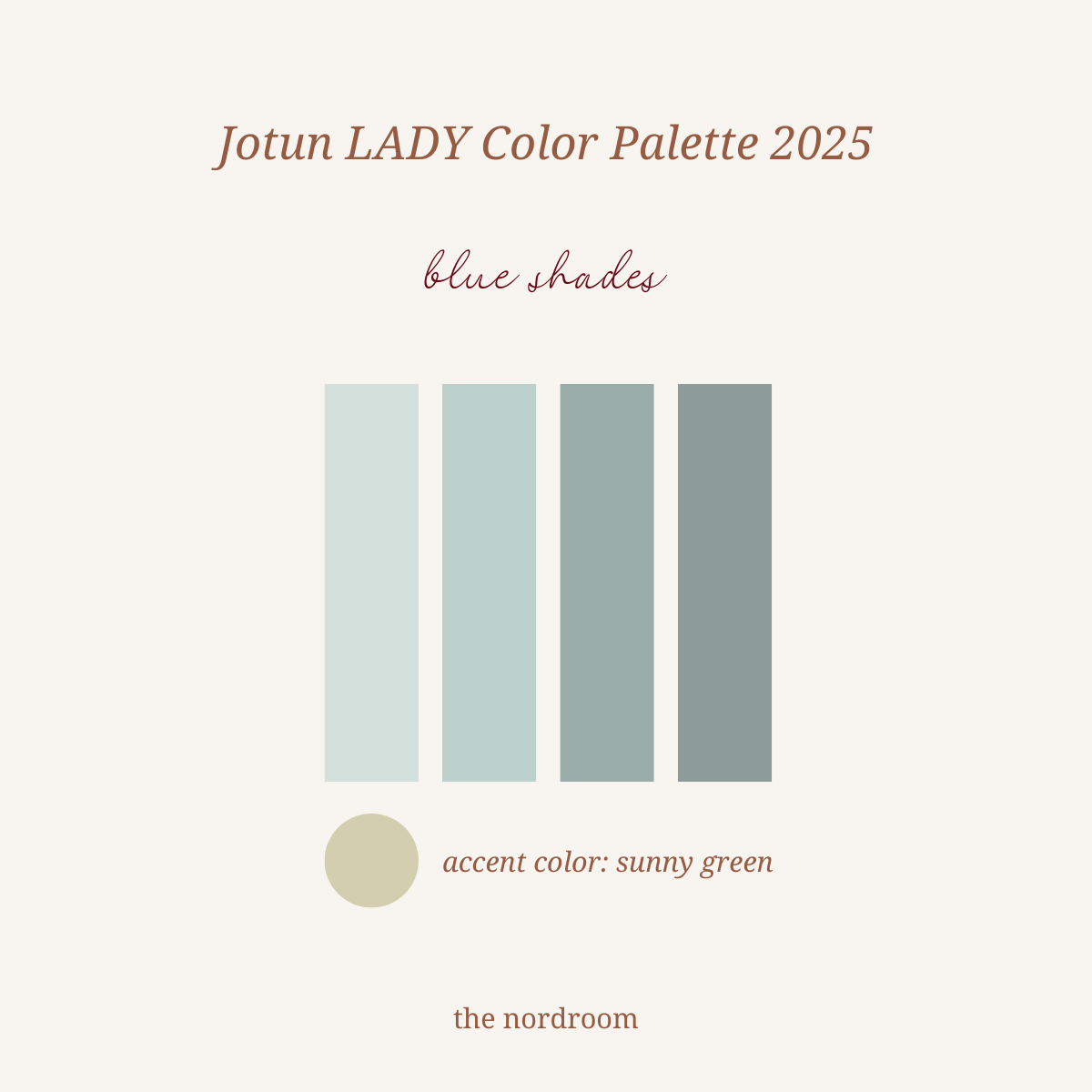 jotun lady color palette 2025 blue shades nordroom