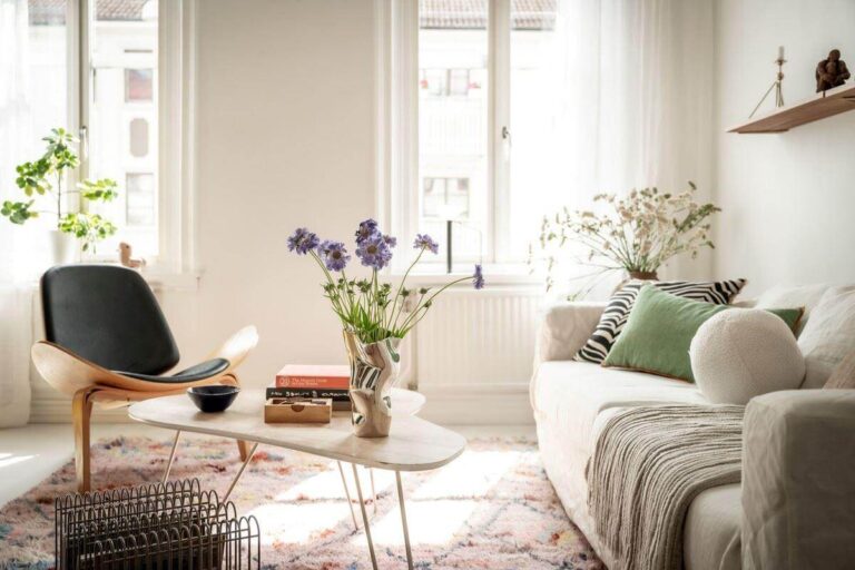 A Bright Swedish Apartment with Subtle Color Accents - The Nordroom - Giving Nordic Design A Personal Touch