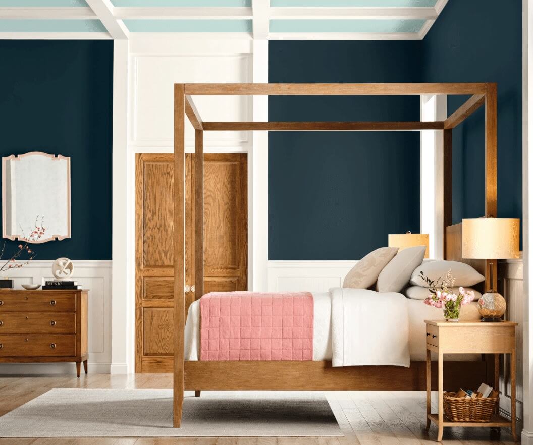 sherwin williams dark night bedroom Sherwin-Williams Color Trends Forecast 2025
