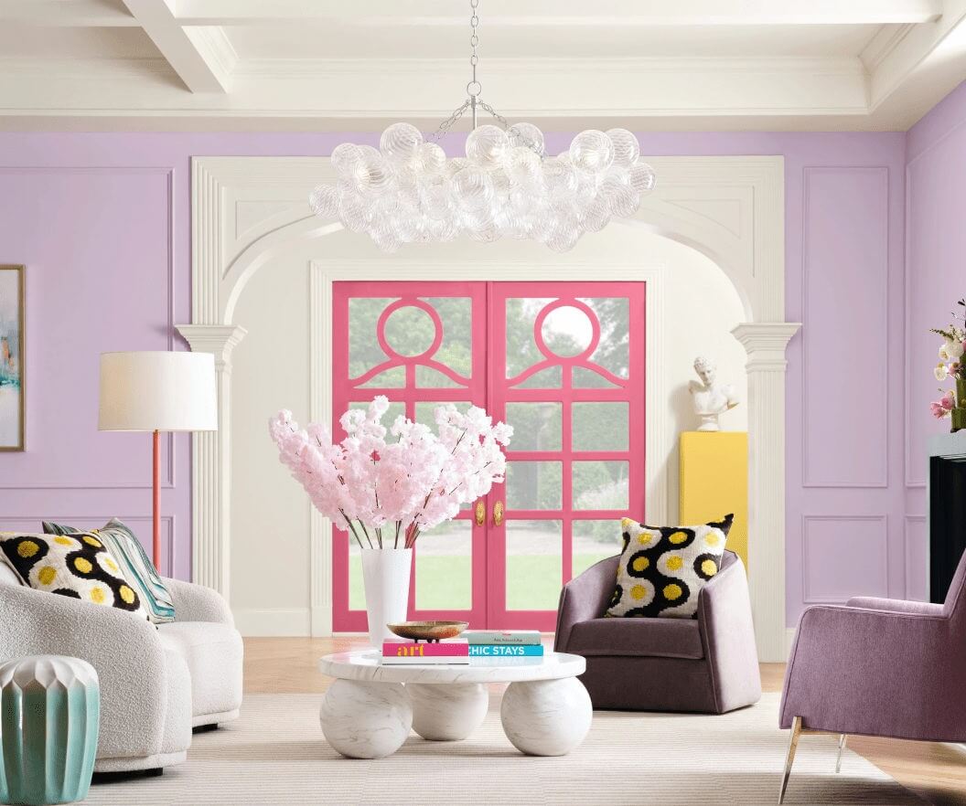 sherwin williams dragon fruit euphoric lilac Sherwin-Williams Color Trends Forecast 2025