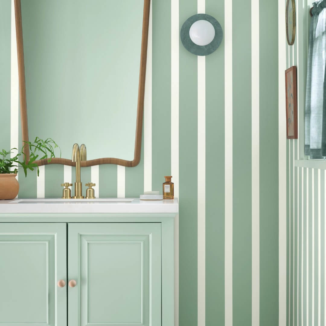 striped walls