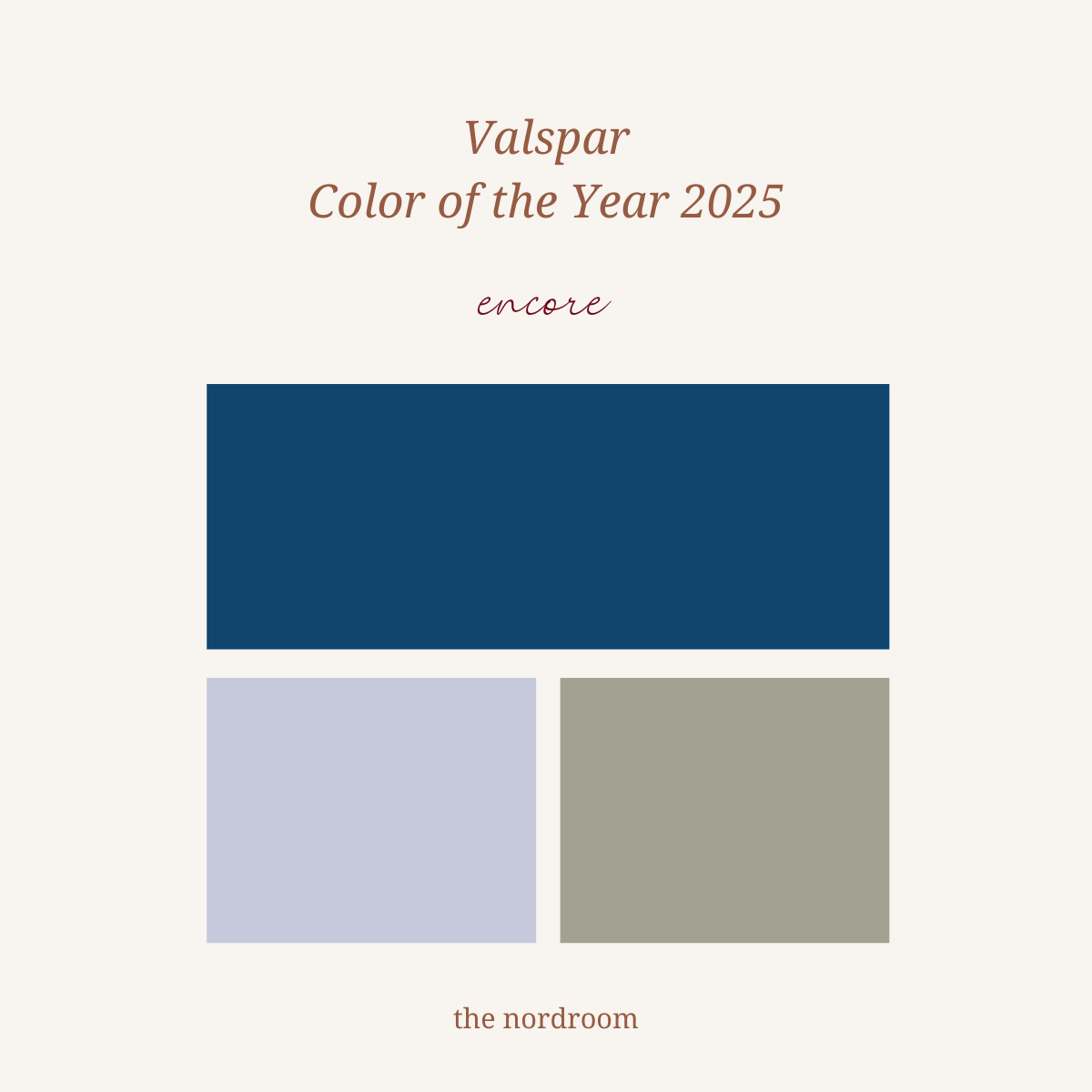 valspar color of the year 2025 encore nordroom