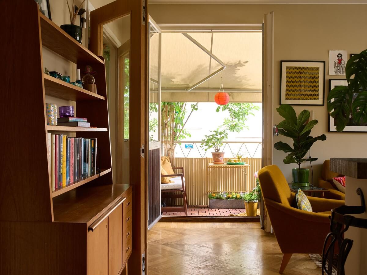 vintage living room with balcony nordroom
