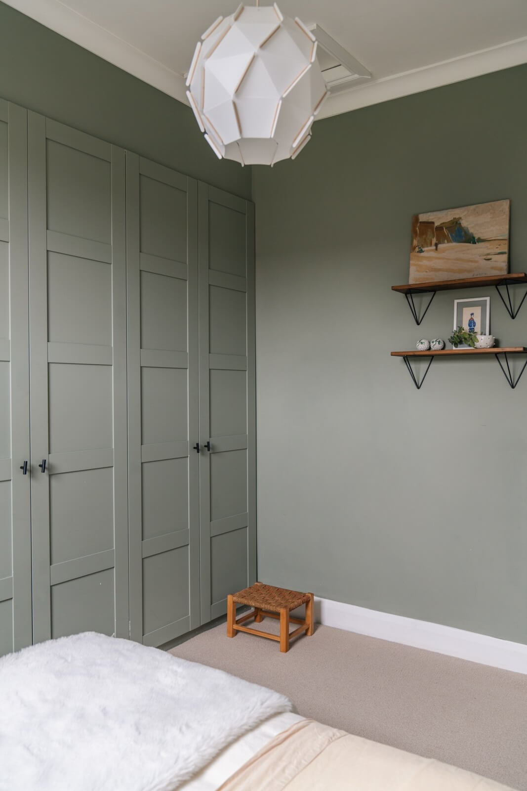 A Dark Blue Living Room in a Historic London Home - The Nordroom