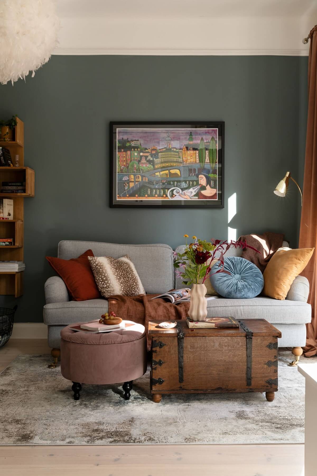 A Stockholm Studio Apartment with Warm Earthy Textiles - The Nordroom