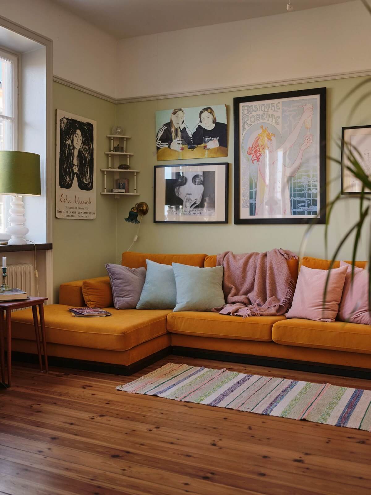 View of A Charming Small Two-Bedroom Apartment in Stockholm - The Nordroom