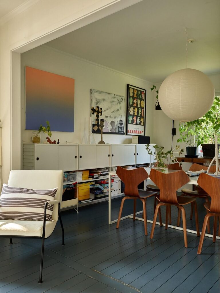 A 1940s House with Painted Floorboards in Sweden - The Nordroom