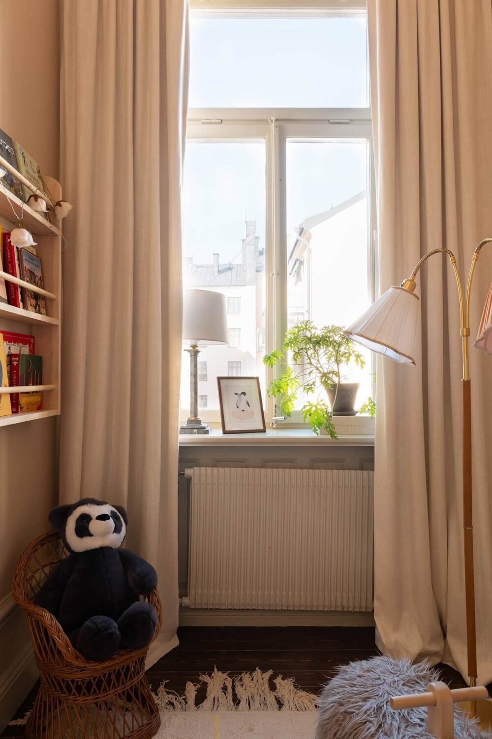 A Beautiful Turn-of-the-Century Apartment with Bold Color Accents 20 small childrens bedroom