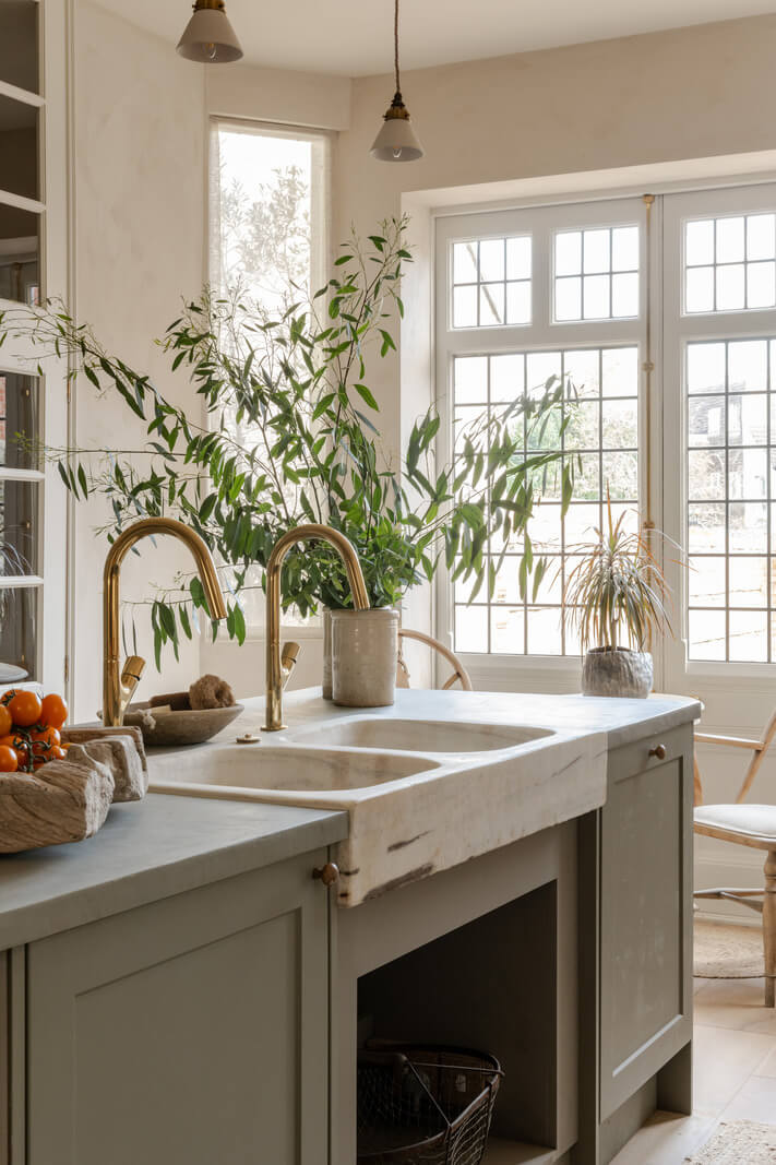 double kitchen sink