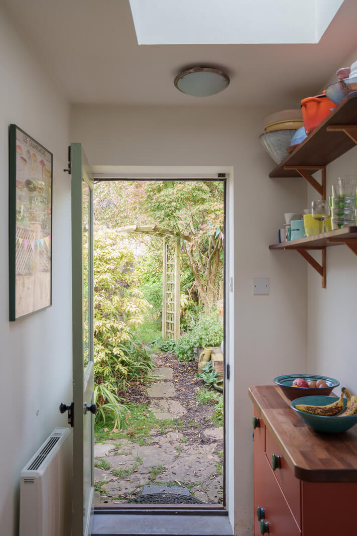 utility room with garden access