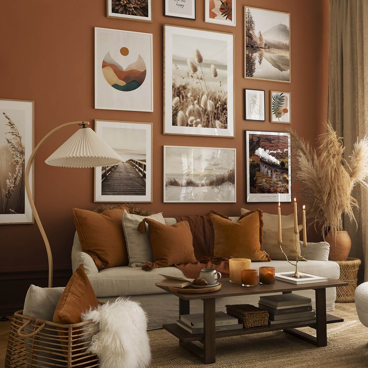 cozy brown living room pantone mocha mousse color of the year nordroom