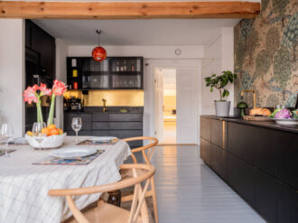 Painted Floorboards in a Unique Family Home in Sweden - The Nordroom