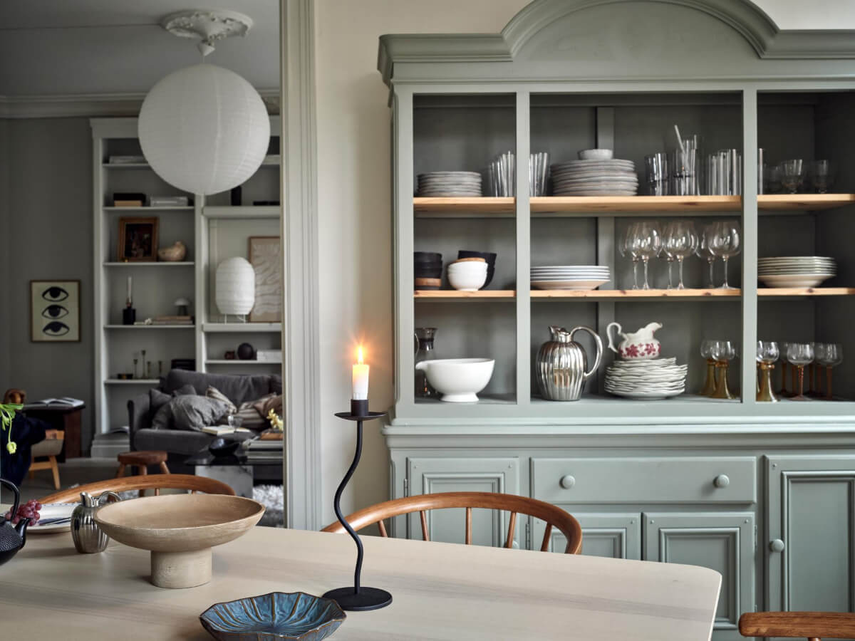 A Light Scandi Apartment in a Former Stately Home 14 kitchen cabinet