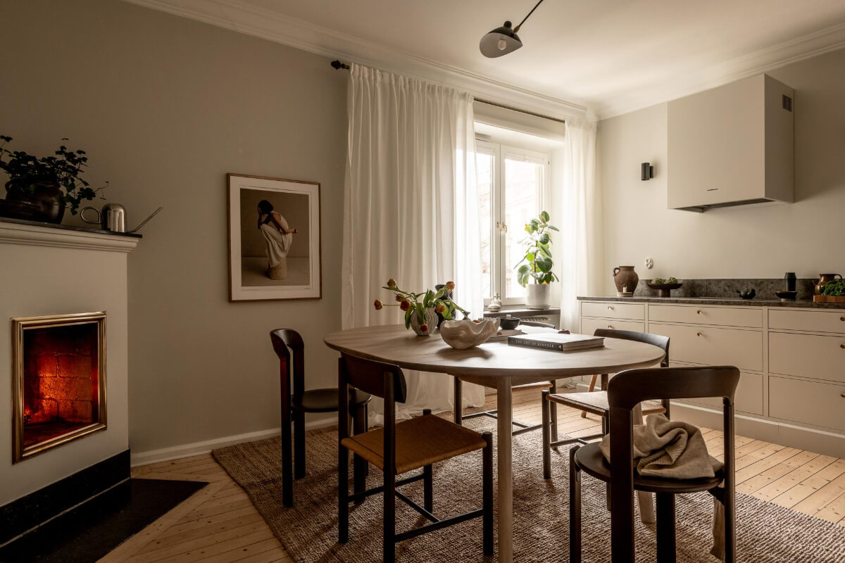 large kitchen table
