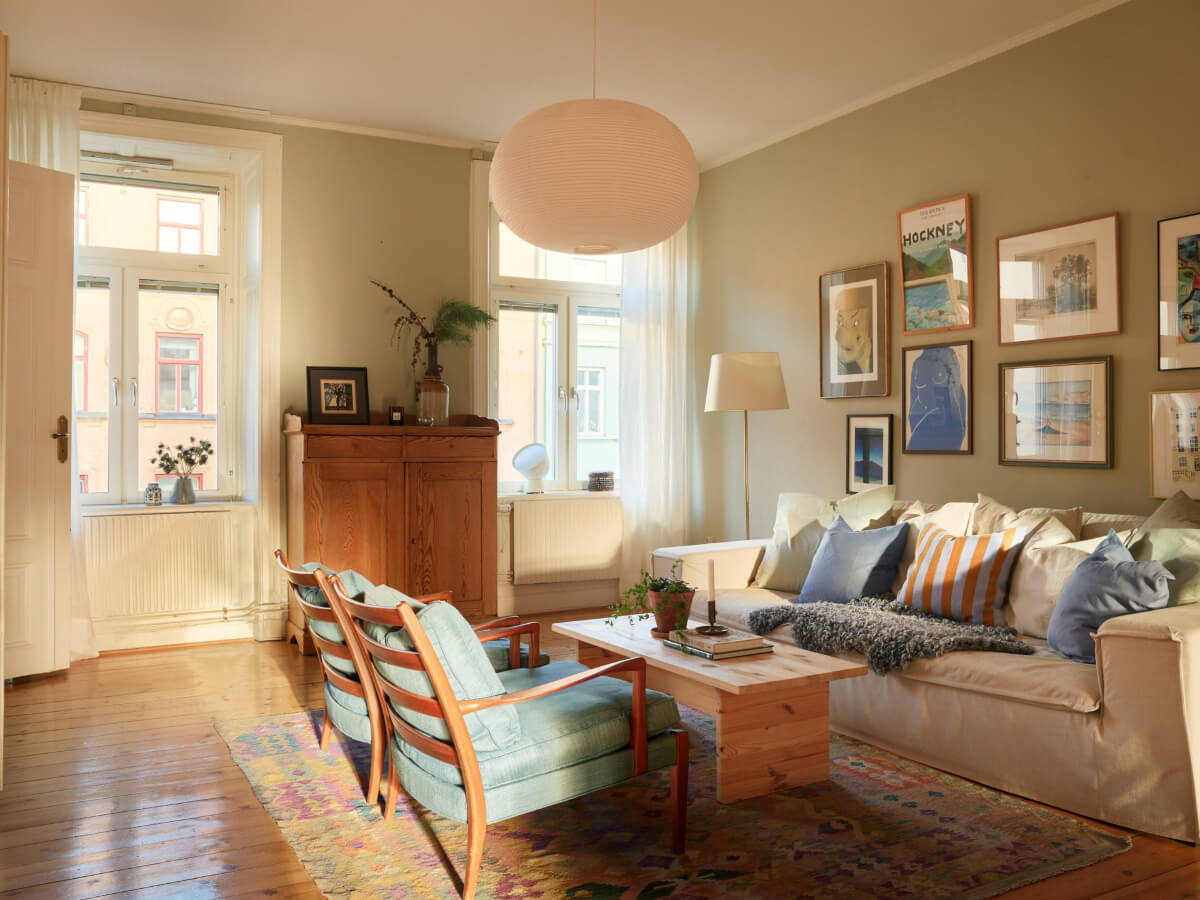 living room large rug pastel colors