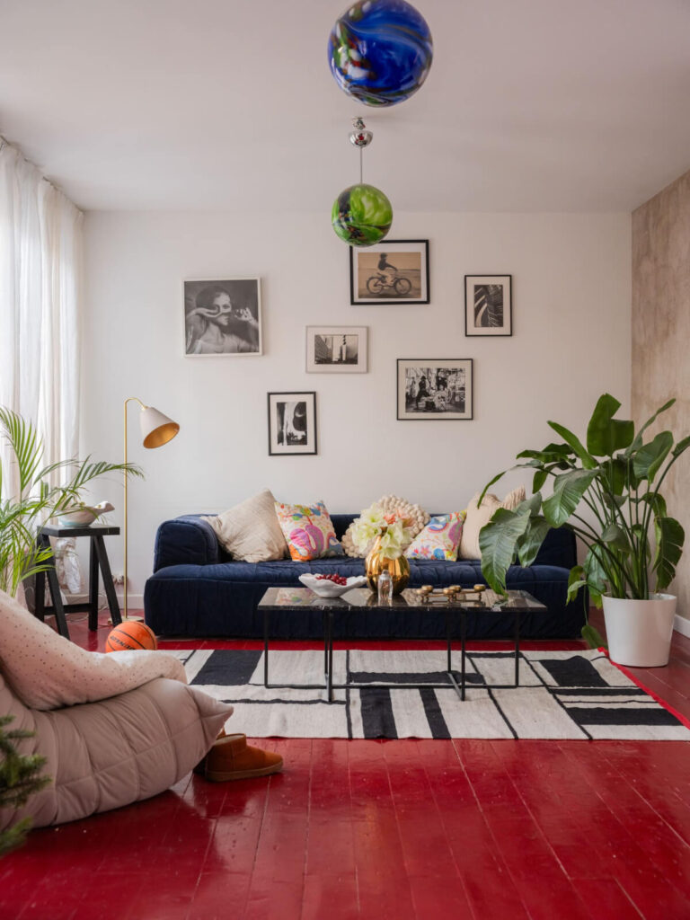 Painted Floorboards in a Unique Family Home in Sweden - The Nordroom