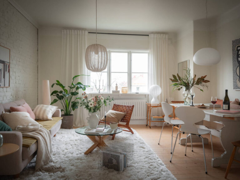 A Renovated Duplex Apartment with Exposed Brick Walls - The Nordroom