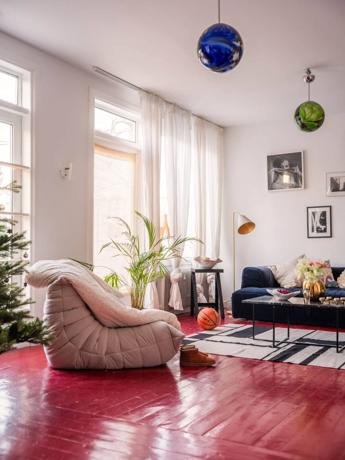 Painted Floorboards in a Unique Family Home in Sweden - The Nordroom