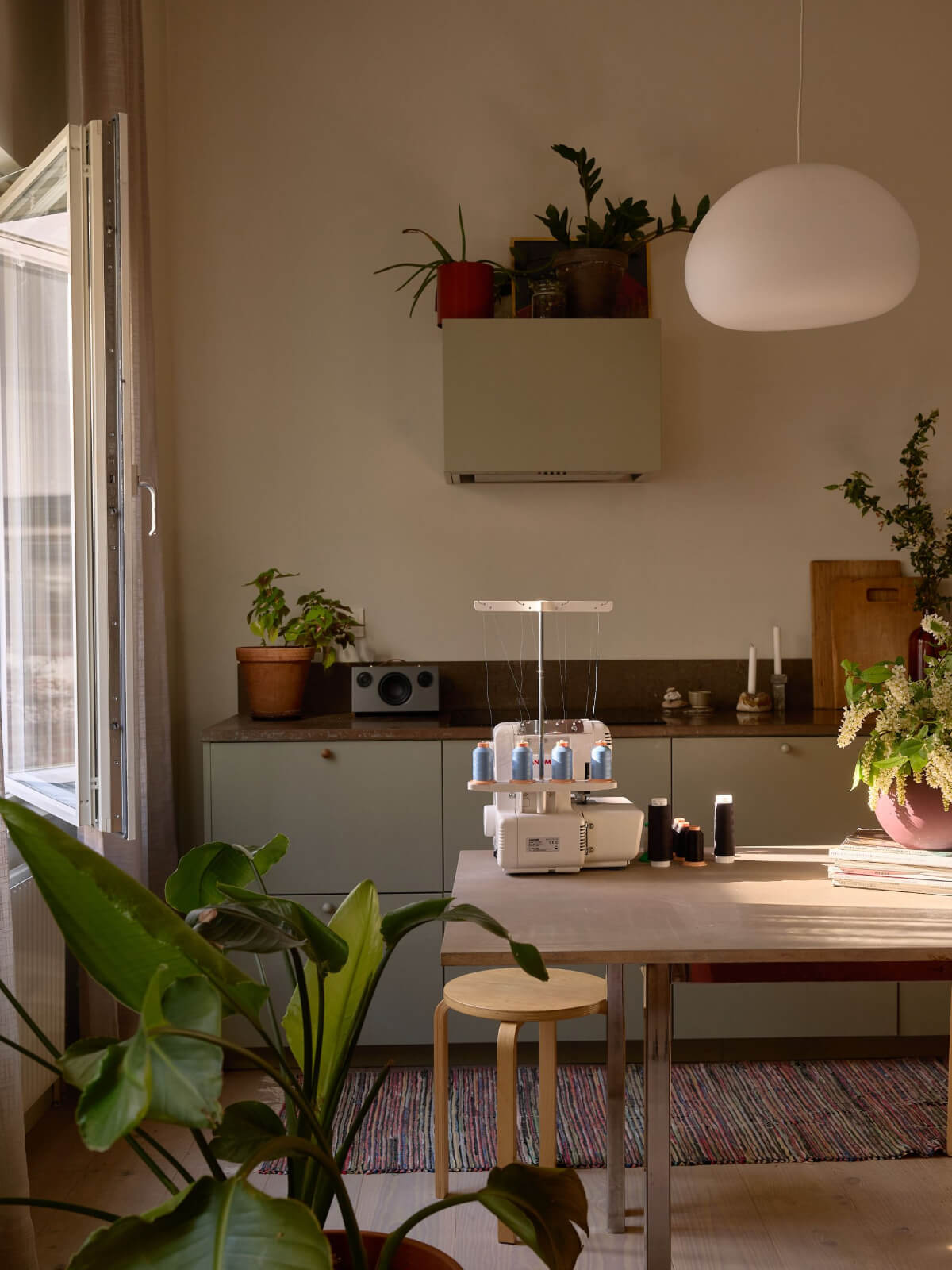Picture of High Ceilings in a Small Swedish Loft Designed for a Family - The Nordroom