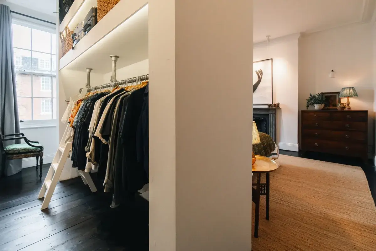A Renovated Georgian Townhouse with a Stunning Kitchen Extension 27 wardrobes A Renovated Georgian Townhouse with a Stunning Kitchen Extension