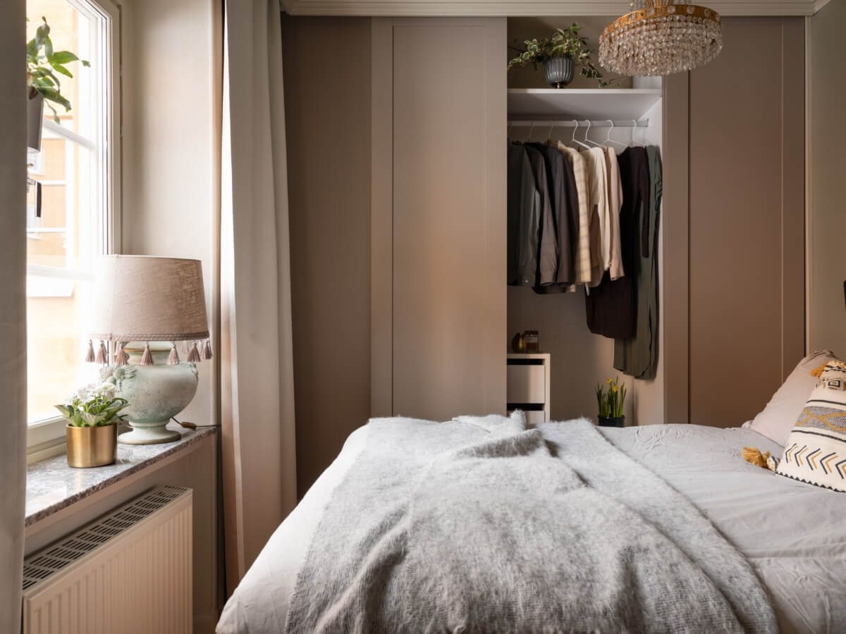 A Charming One-Bedroom Apartment in Södermalm 8 bedroom built in wardrobes