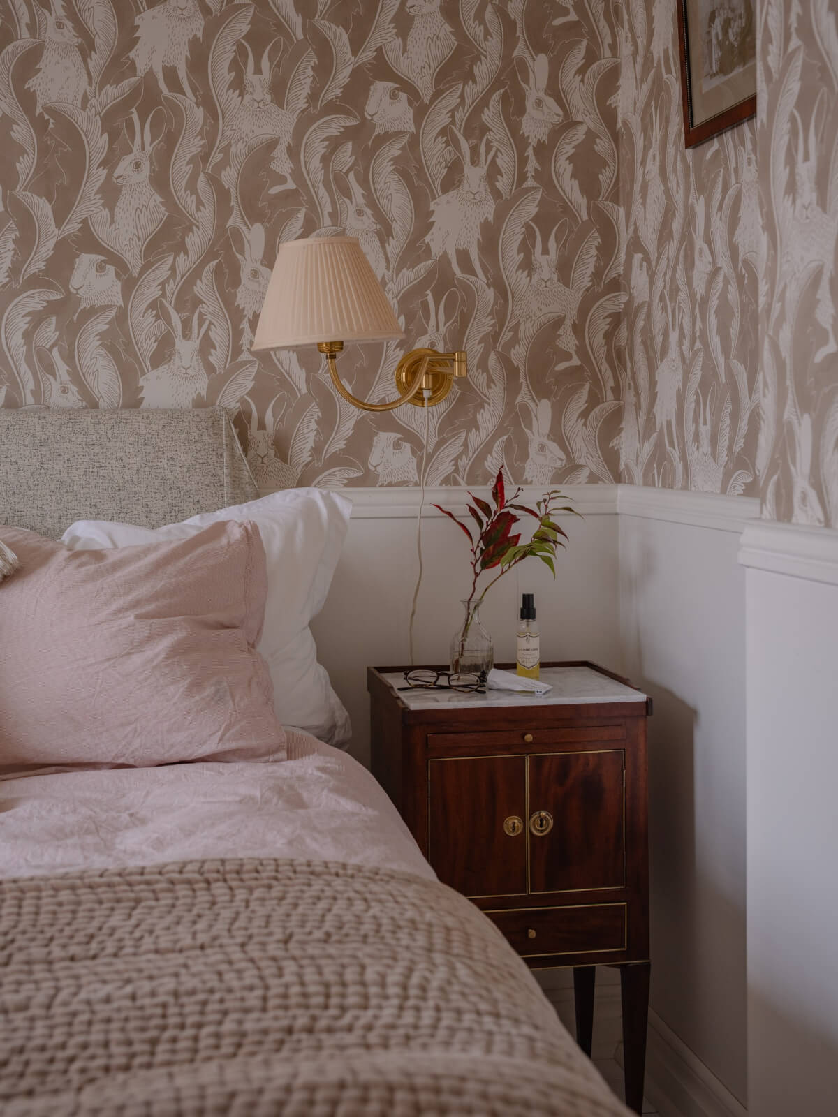 bedroom nightstand marble top