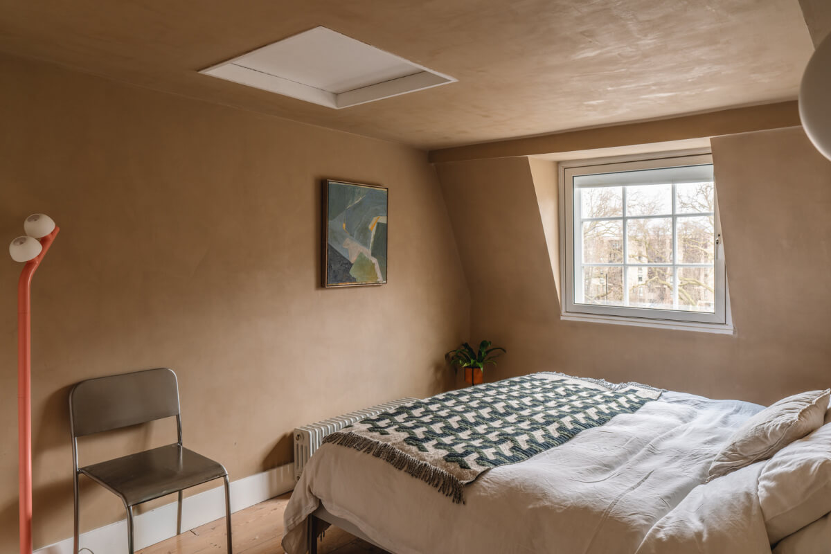 bedroom plaster walls